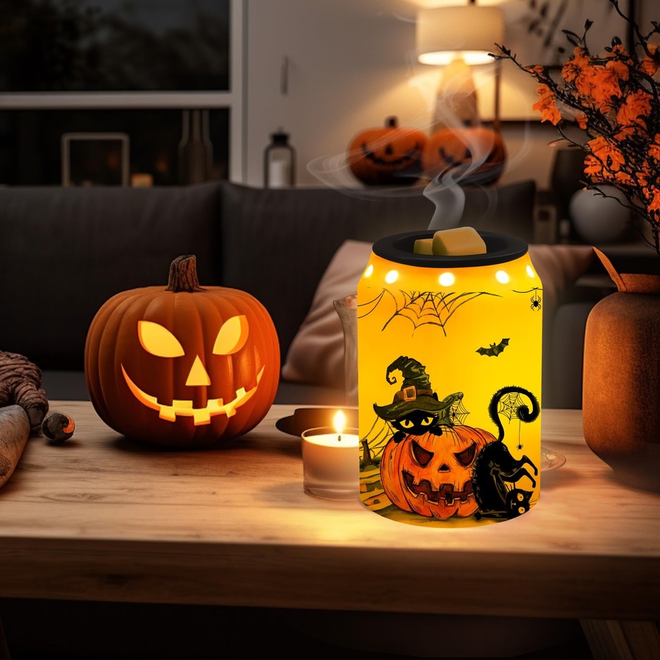 Halloween Wax Melt Warmerhalloween Decor Black Cat Ceramic Wax Melt