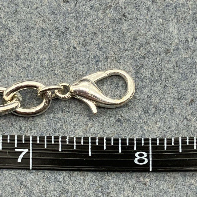 Bella Nina инициалы браслет письмо B Русский новый 7,5 в со стразами серебряная цепочка - Изображение 4 из 4