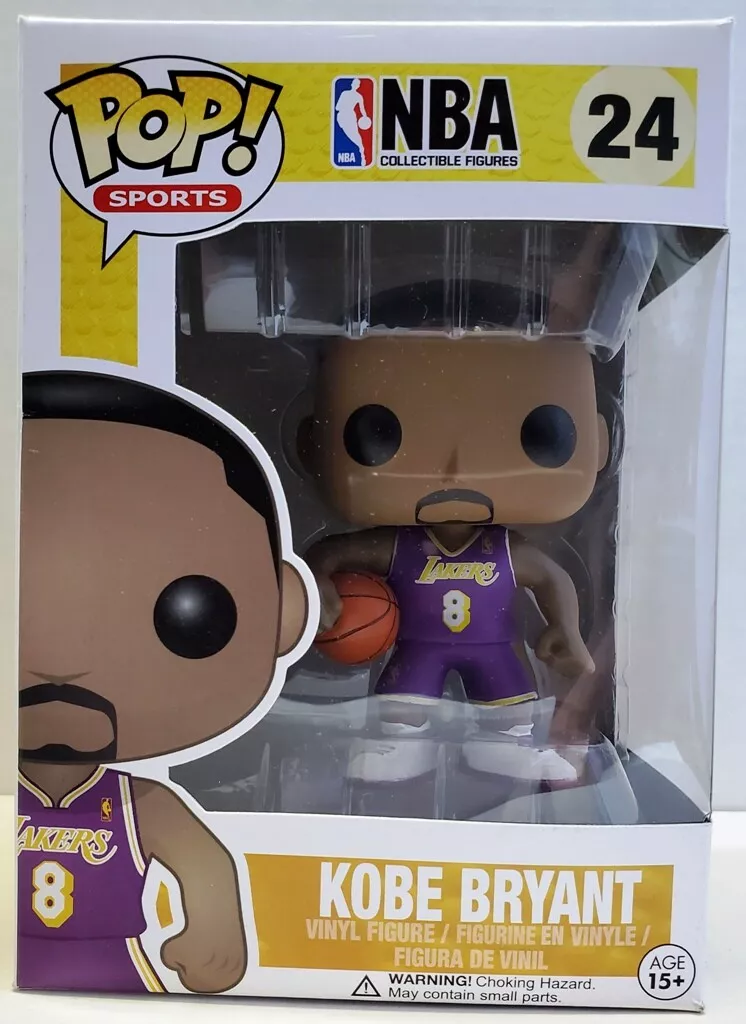 Funko POP! NBA KOBE BRYANT #24 Purple Away Jersey 100% Authentic MINT