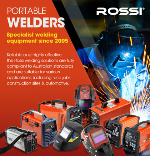 ROSSI 250 Amp Ultra-Portable Welder Stick MMA ARC DC Inverter Welding 15A Plug - Picture 2 of 12
