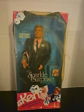 Sparkle Surprise Ken #3149  Vintage 1991  Sparkle Surprise   Damaged Box