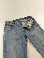 VTG LEVI'S 501 XX Button Fly Heavy Petina Broke In Mechanic 34x32 38x34 tag 