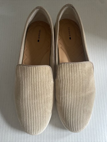 Birdies The Swift Corduroy Oatmeal Slip On Ribbed Shoes Women’s Size 11 - Picture 2 of 10