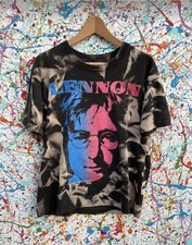 Vintage The Beatles Tshirt John Lennon Single Stitched 90s Large AOP Band Tee