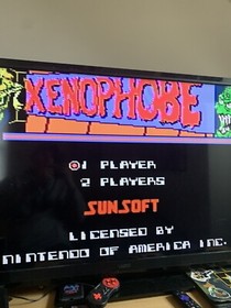 Xenophobe Nintendo NES Cartridge Tested And Works