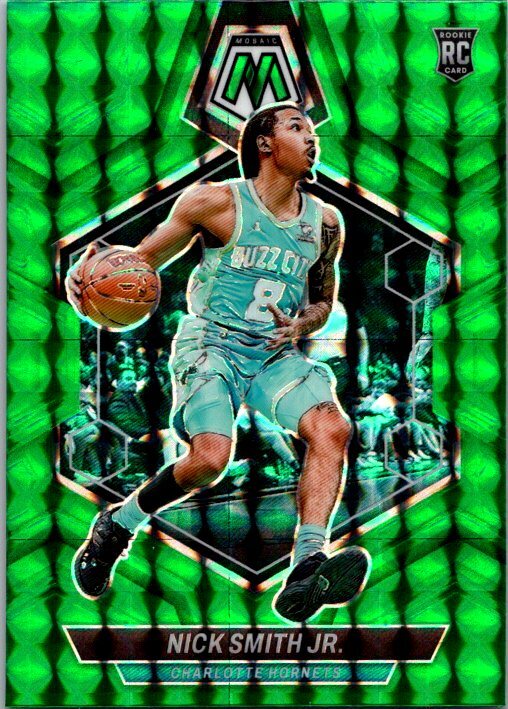 2023-24 Panini Mosaic #242 Nick Smith Jr. Green