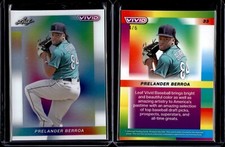 2024 Leaf Vivid Baseball Prismatic White #33 Prelander Berroa /6