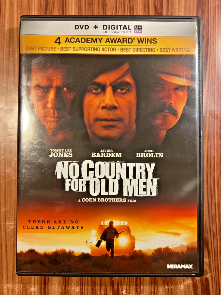 No Country for Old Men DVD 2007 Movie Tommy Lee Jones Javier