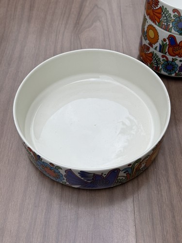 Villeroy & Boch Vintage Acapulco 2 stapelbare 5” Suppenschüssel 8” MCM Folk - Bild 3 von 6