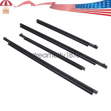For Toyota 4runner 95-02 Set Of 4 Door Glass Outer Molding Weatherstrip