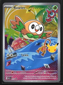 basic rowlet pokemon card value - 7/25 - McDonald's 25th Anniversary Promos [PROMO] Colorless Wind Shard This attack does 60 damage to 1 of your opponents Benched Pokémon 2022 Pokémon Rowlet Holo 2/15