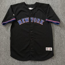 Majestic MLB New York Mets David Wright Baseball Jersey Youth Large