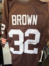 Signed Jim Brown Jersey Cleveland Browns Autograph Jersey Sports Fever COA!