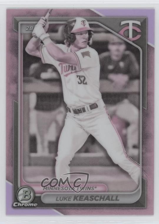 2024 Bowman Chrome Prospects Pearl Refractor Luke Keaschall #BCP-122 4d3