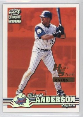 2000 Pacific Paramount Holo-Silver 99/99 Garret Anderson #1 0q3