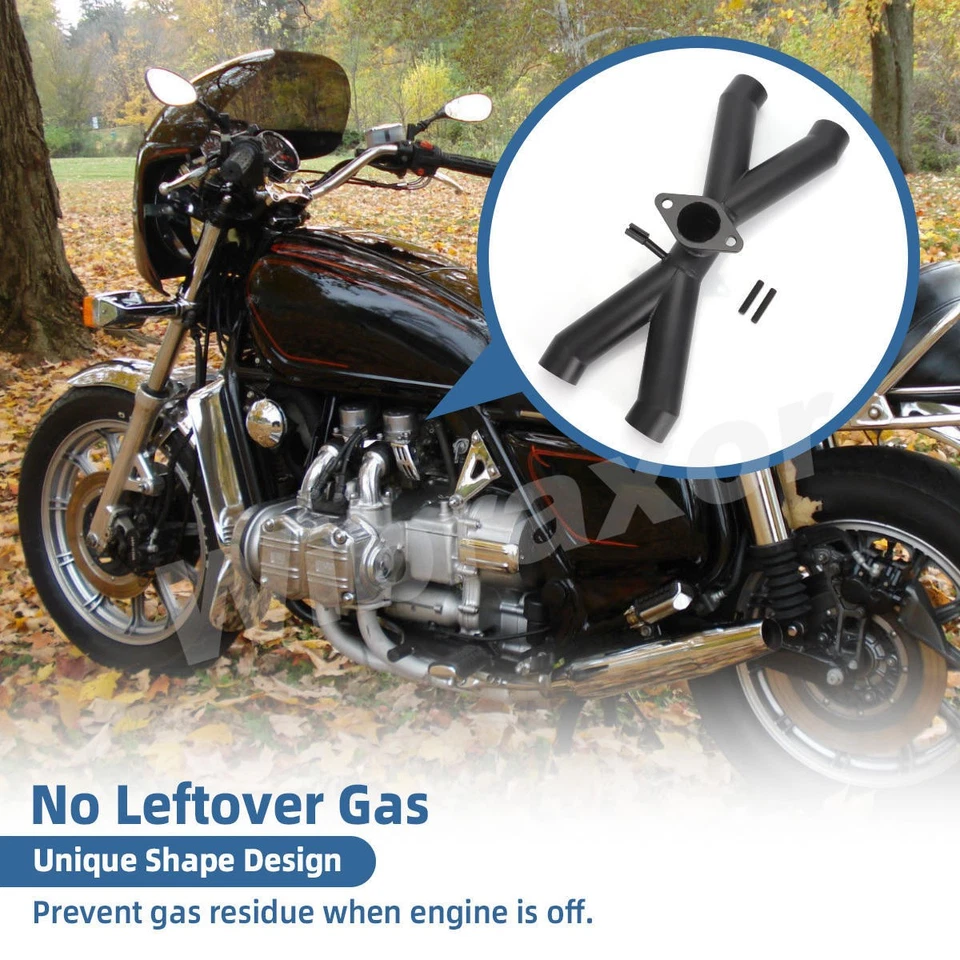 Stainless Steel For Honda Goldwing GL1000/1100 Single Carburetor Intake Manifold - Image 3 of 4