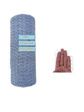 22GA Galvanized Hexagonal Poultry Netting Chicken Wire 14x100 Ft x 1/2 Inch 0.49 per foot