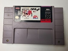 NHL 96 Super Nintendo SNES Game Cartridge Tested Working Authentic