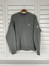 Nike X Aston Villa Collaboration Crew Neck Grey Mens Medium Jumper Sport  AVFC