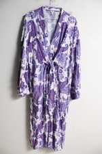 River Island Womens Paisley Print Front Wrap Dress Purple - Size 18 (D66)