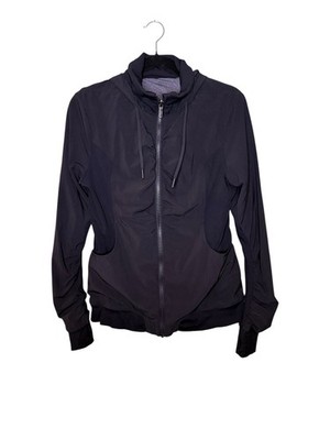Lululemon Full Zip Beyond the Studio Jacket Black 10