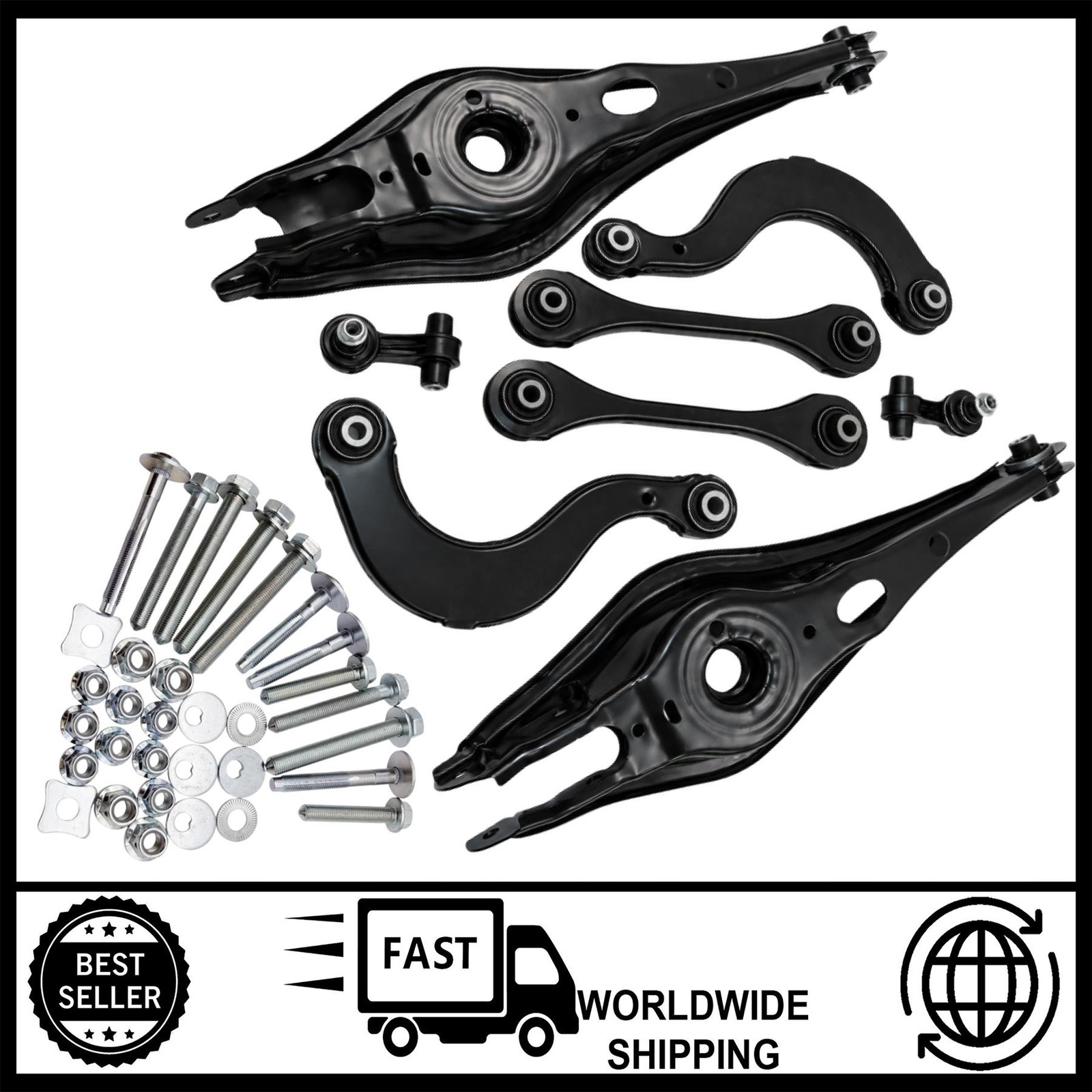 FOR Audi VW Skoda Seat Suspension Wishbone Arms & Links (Rear L+R Upper Lower) - Image 12