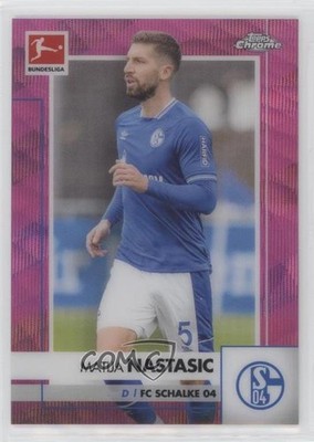 2020 Topps Chrome Bundesliga Pink Wave Refractor 34/75 Matija Nastasic #88 8gd