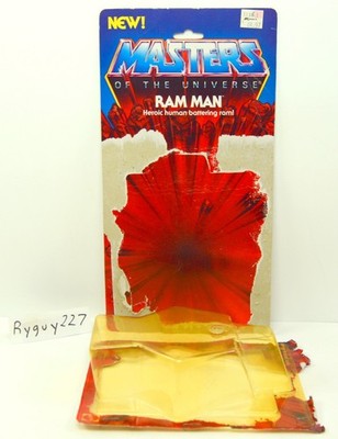 MOTU, Ram Man Card Back & bubble, Masters of the Universe, cardback, He-Man