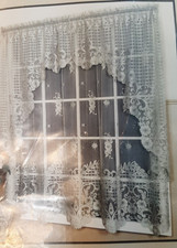 HERITAGE LACE CURTAINS FLORAL TRELLIS 60" X 84" PANEL FERN NEW MADE IN THE USA