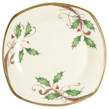 Lenox Holiday Nouveau Gold Square Salad Plate 4002618