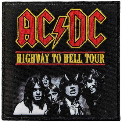 AC/DC Highway To Hell Tour Woven Patch Size One Size