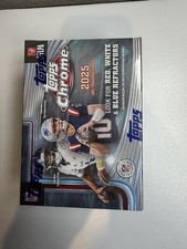 2025 Topps Chrome NFL Football Value Blaster Box  Factory Sealed *IN HAND*