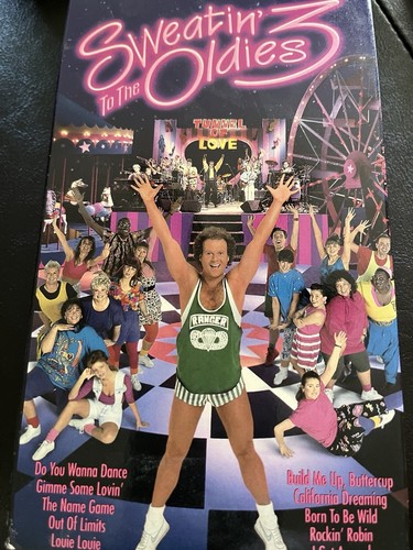 Richard Simmons Sweatin' to the Oldies 3 VHS Deal-A-Meal Fitness - Picture 2 of 3
