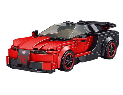 Bausteine Form König 27027 Bugatti Sportwagen Kinder 370 Teile GEBURTSTAGSGESCHENK UK