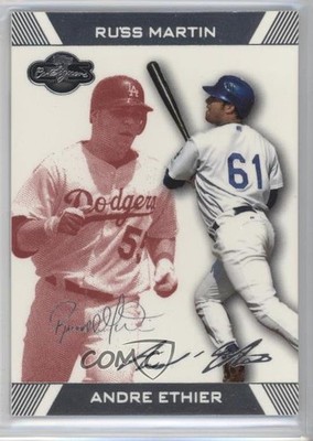 2007 Topps Co-Signers Red 89/299 Andre Ethier Russell Martin Russ Martin #32 3c7