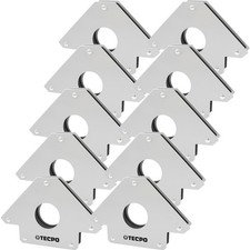 10x TECPO MAGNET SCHWEI&szlig;WINKEL SET 34 kg 75 lbs MAGNETWINKEL SATZ SCHWEI&szlig;MAGNETE