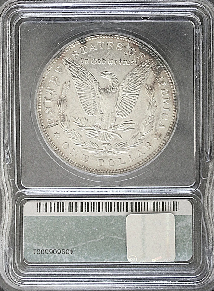 1899 S$1 MORGAN SILVER DOLLAR ICG AU55 DETAILS POLISHED - Image 2 of 2