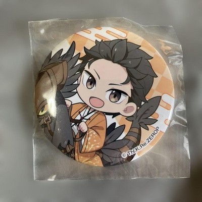 Re:ZERO Subaru Can Badge Pin 2in Diameter Anime Character Used Collectible