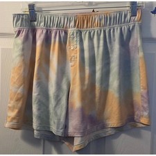 Gilly Hicks Pastel Tie-Dye Sleep Shorts