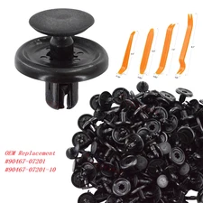 100 Pcs Retainer for Lexus Toyota Body, Splash Shield Clips 90467-07201 Replacem