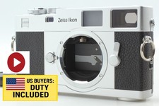 ⏯️[UNBENUTZT] Zeiss Ikon ZM analoge Sucherkamera silber Gehäuse Leica M...