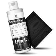 Black Wood Stain, 8.5oz Water Based Matte Wooden 8.5 fl.oz,