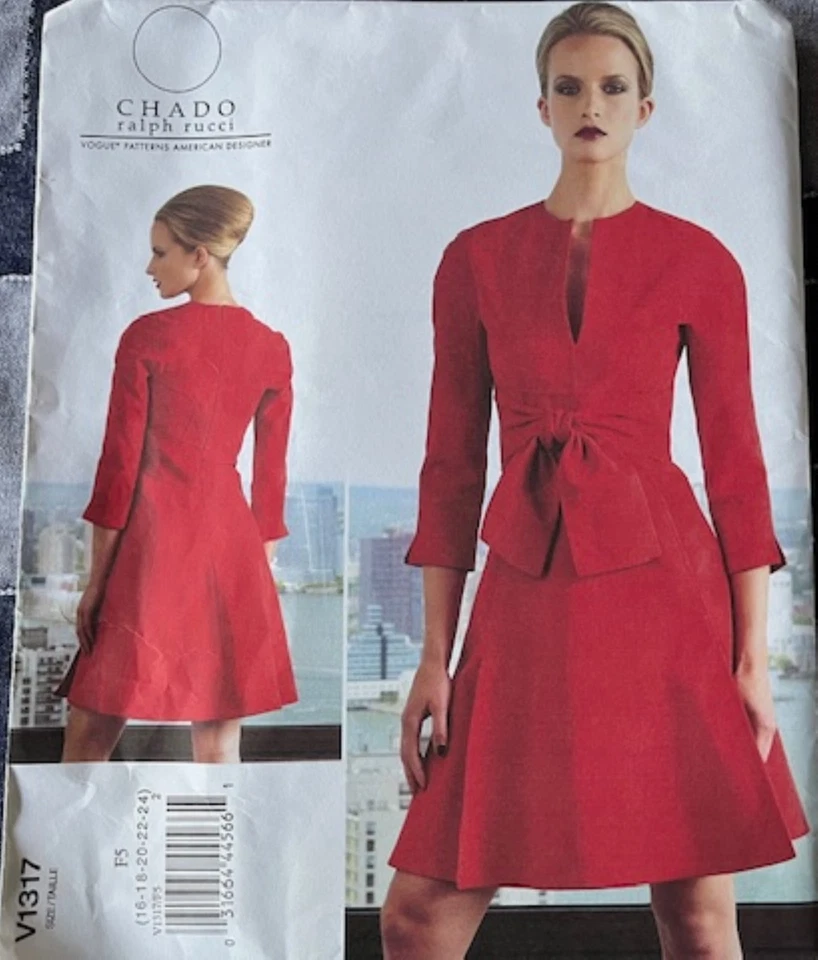Vogue Designer Sewing Patterns for Women New Uncut - Image 4 of 4
