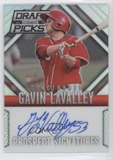 2014 Panini Prizm Perennial Draft Picks Silver Gavin LaValley #89 Auto 1u6