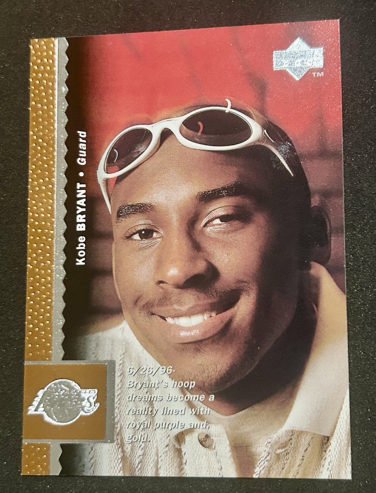 1996-97 Upper Deck - Kobe Bryant #58 RC! Lakers Rookie!