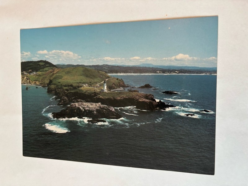 Postcard lighthouse Oregon Coast Oregon