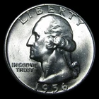1956 Washington Quarter ---- Unc Coin ---- #PP928