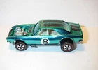 Vintage Hot Wheels Redline Repainted GREEN OVER CHROME HEAVY CHEVY