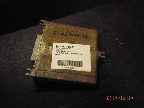 145896 Steuergerät OPEL Kadett E CC 16061100 1.3