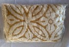 Vtg Deadstock Midcentury Full Sized Wedding Ring Quilt 60s/70s Yellow
